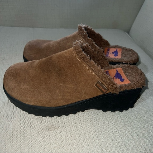Rocket Dog Sherpa Platform Clogs Tan Suede Women’s Shoe Size 9M - Picture 5 of 11